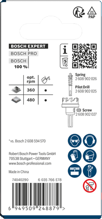 BoschEXPERT 金属板孔锯 33 x 5 毫米.